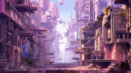 Metaverse Futuristic Landscapes - Generative AI