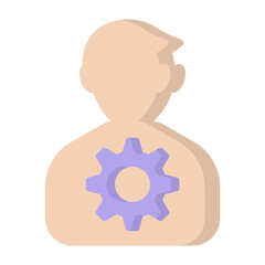 Machine Learning Flat Icon