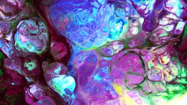 1920x1080 25 Fps. Very Nice Abstract Illusion Created Cosmos Colors Spreading Background Texture Video.