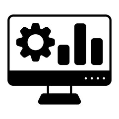 Data Science Glyph Icon