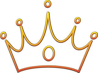 Gradient Crown Doodle © Mystikal Forest