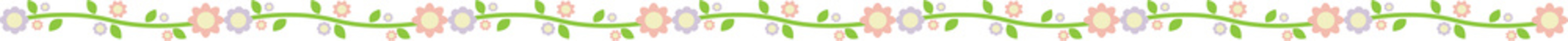 The flower Boarder cartoon style natural concept © niphon