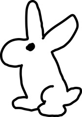 Cartoon Bunny Drawing