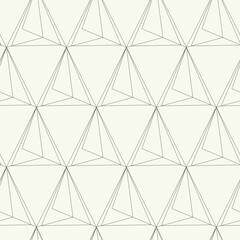Obraz premium Vector monochrome geometric pattern in simple graphic design. Fashion trendy geometry.