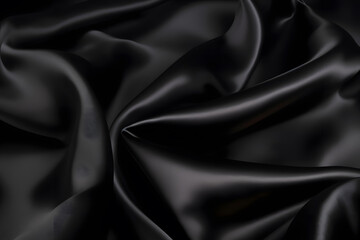 Fototapeta premium Silk fabric in purple, Generative AI