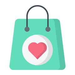 Shopping Bag Flat Icon