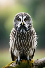 Obraz premium Great Gray Owl bird , Generative AI