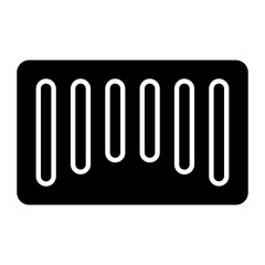 Barcode Glyph Icon
