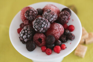 some soft and red berries