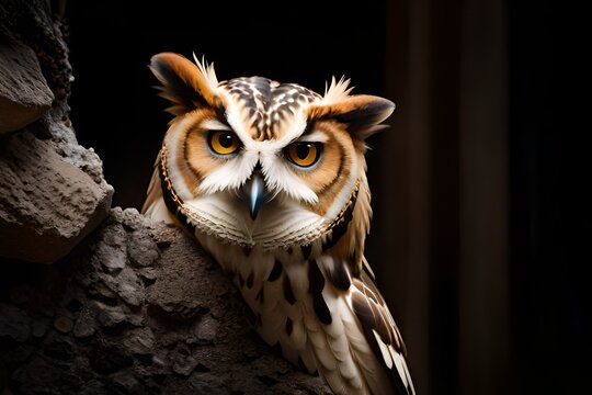 Owl bird, Generative AI