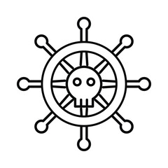 wheel, ship wheel, skull, ocean ship wheel, steering , Pirate, ship wheel icon