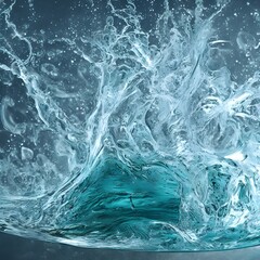 Obraz premium water splash background