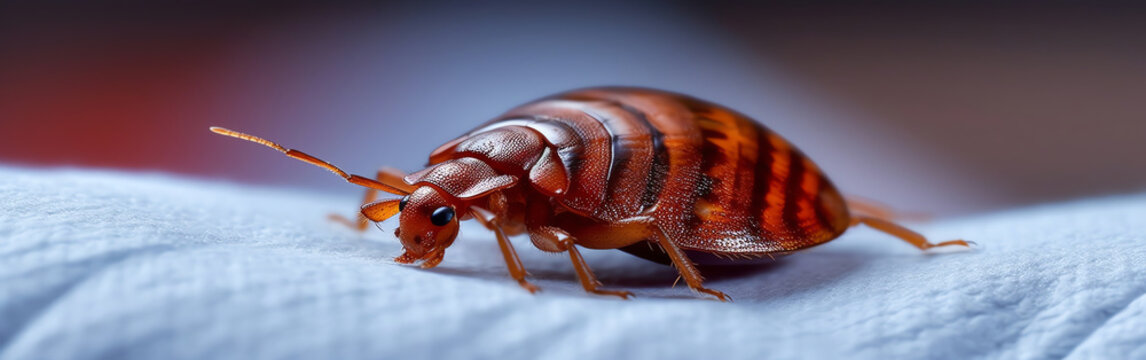 AI Generated: Professional Pest Control - Bed Bug Removal and Extermination. Effective Treatment for Infestation. Chemical-Free Approach Ensures Hygiene and Cleanliness. Generative AI.
