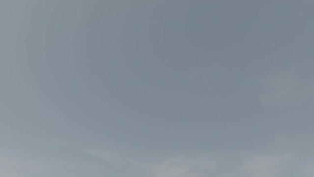 Beautiful field of flax - linum usitatissimum. Massively blooming of Flax in large areas of the dry steppe. Blue flax flowers swaying in the wind. Slow motion video, 10 bit ungraded D-LOG