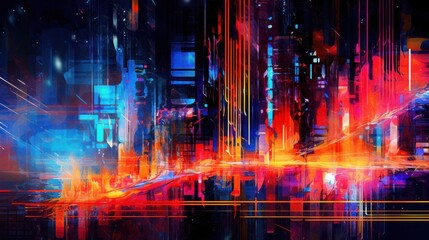 Fototapeta premium Concept of Daydreaming in Vibrant colors