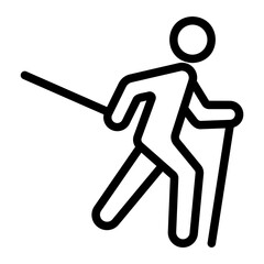 hiking icon