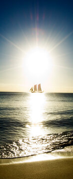 Sunset on the Sea