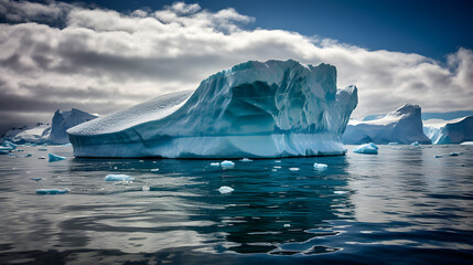 輝く南極の氷原 No.011 | Glistening Antarctic Icefields Generative AI