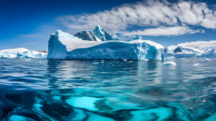 輝く南極の氷原 No.007 | Glistening Antarctic Icefields Generative AI