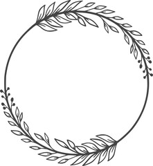 Floral Weath, wreath, design, floral, frame, illustration, vector, wedding, flower, background, nature, vintage, invitation, decoration, border, plant, template, banner, card, botanical, spring, leaf,