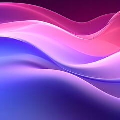 Rendering of Blue and Pink Abstract Gradient Generative Illustration