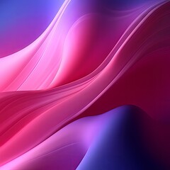 Rendering of Blue and Pink Abstract Gradient Generative Illustration