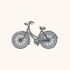 Fototapeta na wymiar vintage bicycle illustration design, World Bicycle Day element
