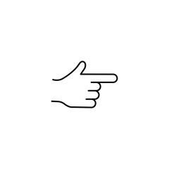 Hand icon illustration isolated sign symbol