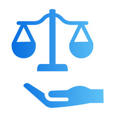 justice gradient icon