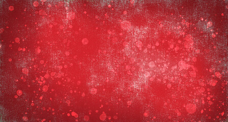 붉은 바탕 색 위에 흩뿌려진 물감 느낌 일러스트 - obrazy, fototapety, plakaty