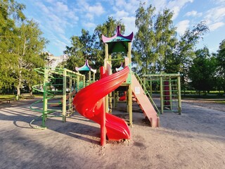 child on playground