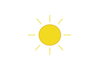 Sunny weather icon