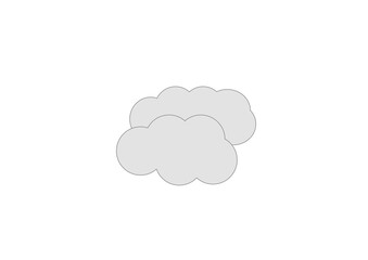 Cloudy weather icon