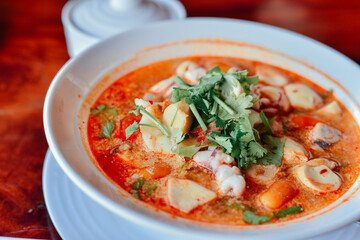 Thai Spicy Shrimp Soup (Tom Yum Kung)