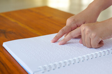 Hand palpation of the letter Bail, which is a letter for the blind, looks like a small convex point...