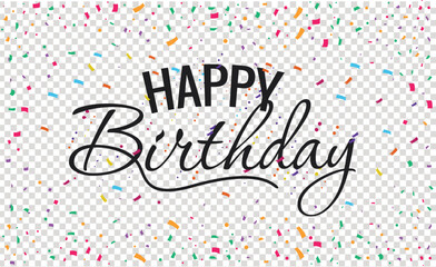 congratulation background vector with confetti