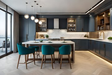 Fototapeta premium Kitchen interior design