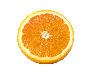 Orange slice on transparent png