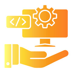 Fototapeta premium services icon
