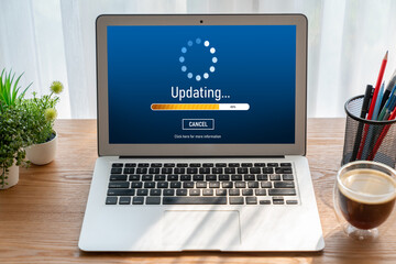 Software update on computer for modish version of device software upgrade