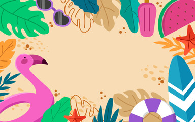Hello Summer Background