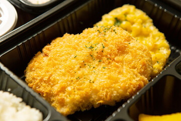 pork cutlet on a plate