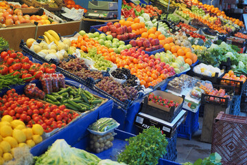Detail of a fruit stall in Istanbul 