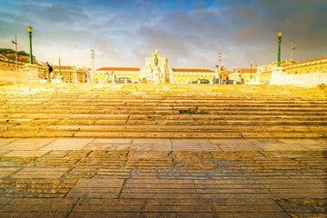 Rua Augusta Arch in Lisbon, Portugal