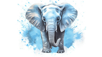 hand painted elephant