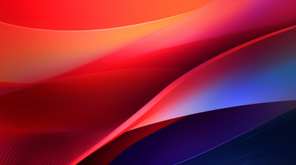 Red modern abstract background elegant neon light Generative Ai