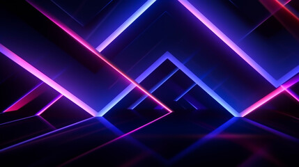 Colorful modern abstract background elegant neon light Generative Ai