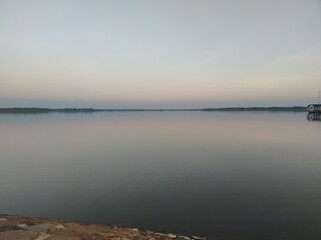 Fototapeta premium morning on the lake
