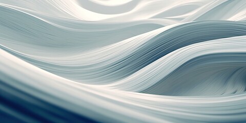 Obraz premium Abstract white swirling background, generative ai