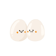 Egg couple cute illustrations 